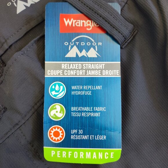 Wrangler outdoor cargo pants lightweight grey men's size 40X32 - Picture 6 of 15